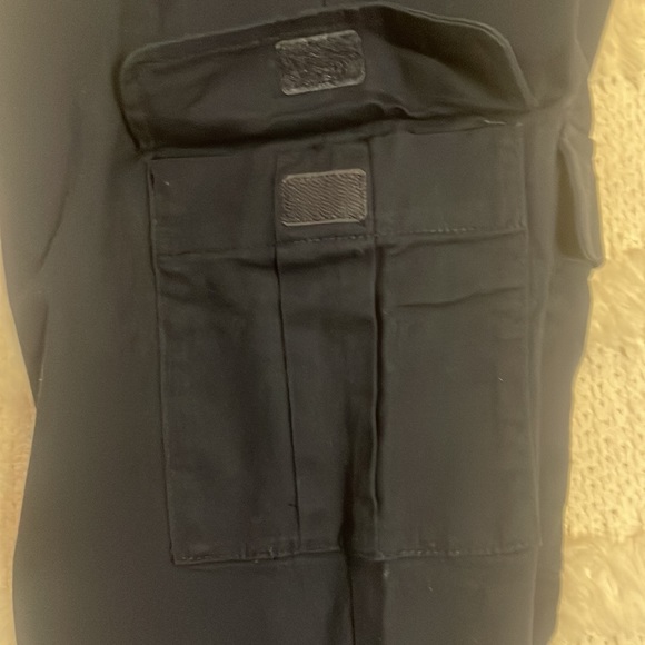Old Navy Blue built in flex relaxed slim pull on cargo pants boys size XL 14-16 - Picture 11 of 16